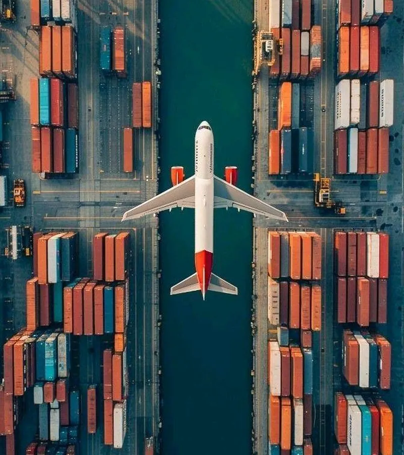 International transport and port logistics
